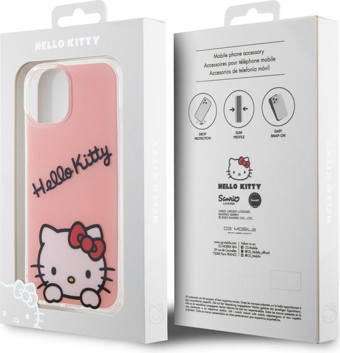 Produktbild Hello Kitty IML Daydreaming Logo Hülle für iPhone 15 - Pink (Apple iPhone 15)