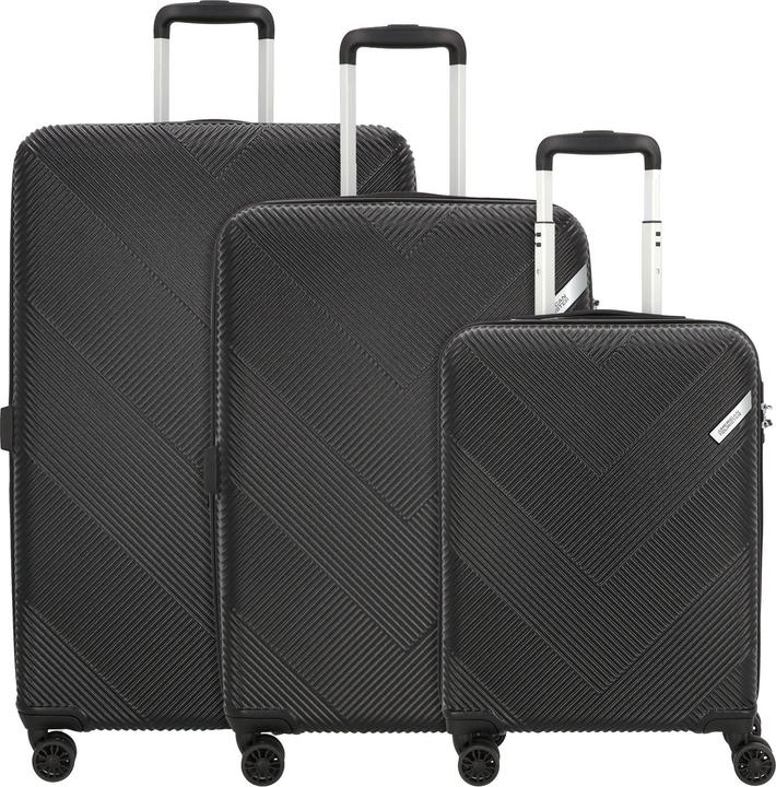 Image du produit American Tourister Exoline Set de valises à 4 roulettes 3 pièces avec soufflet extensible (207 l, XL (à partir de 115l))