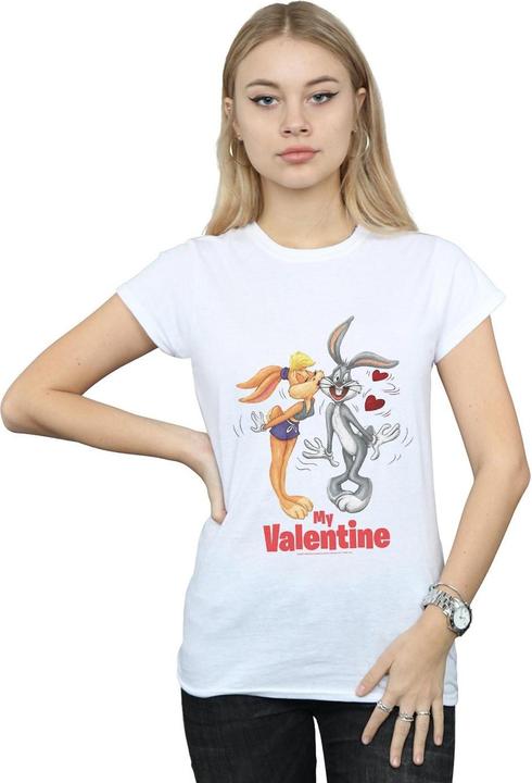 Immagine prodotto Looney Tunes Bugs Bunny And Lola Valentine's Day Maglietta Donna (XL)