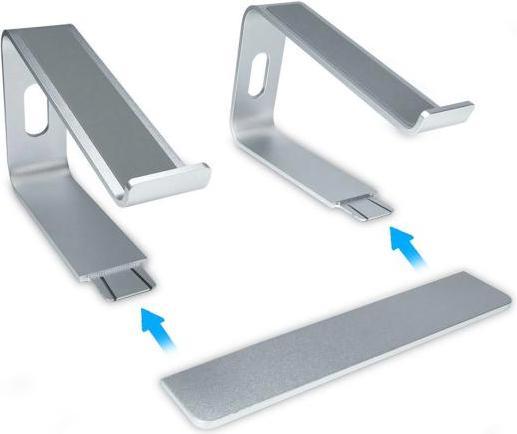 Actual product image keepdrum RS102S Laptop Stand Silver
