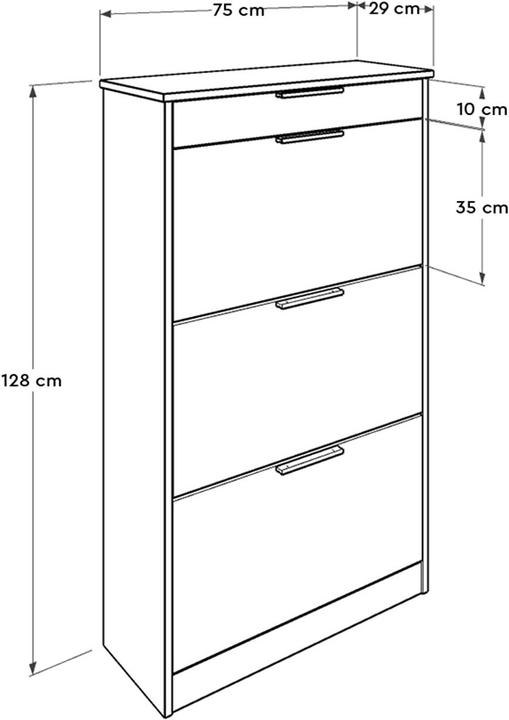 Actual product image Kalune Design Eloise (75 x 29 x 128 cm)