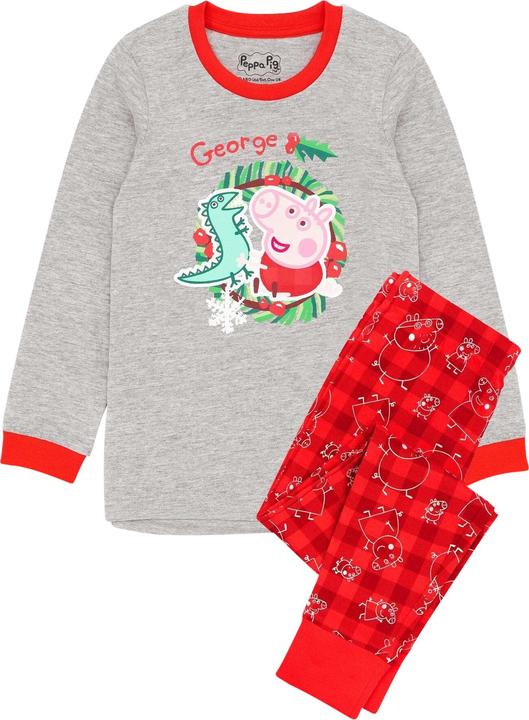 Peppa Pig Schlafanzug Jungen Weihnachtliches Design (110)