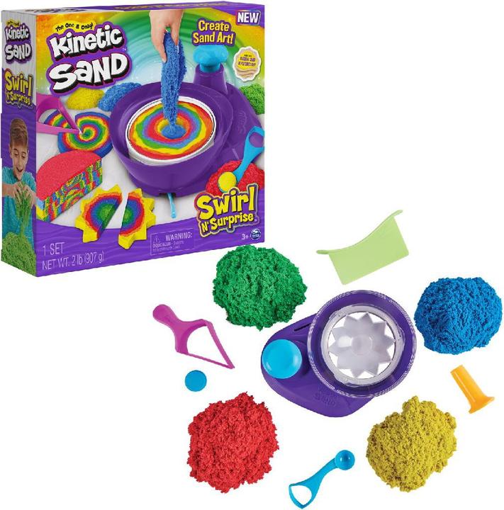 Actual product image Spin Master Kinetic Sand Swirl n' Surprise