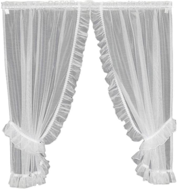 Produktbild Hubatka Tagvorhang Vitrage 95 cm x 110 cm, Weiss (95 x 110 cm)