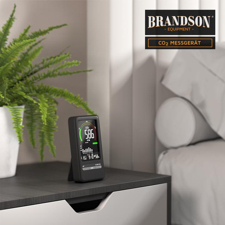 Actual product image Brandson CO2 meter