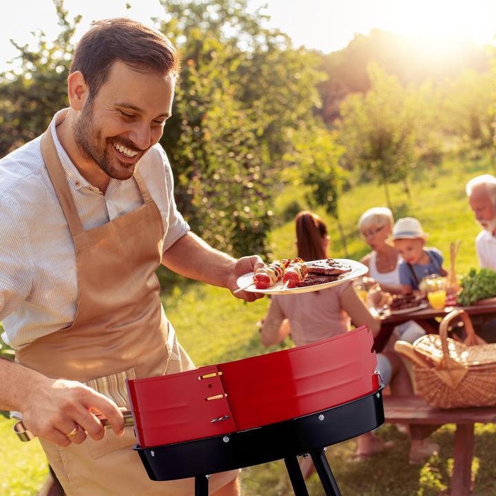 Produktbild Relaxdays Holzkohlegrill (42 cm)