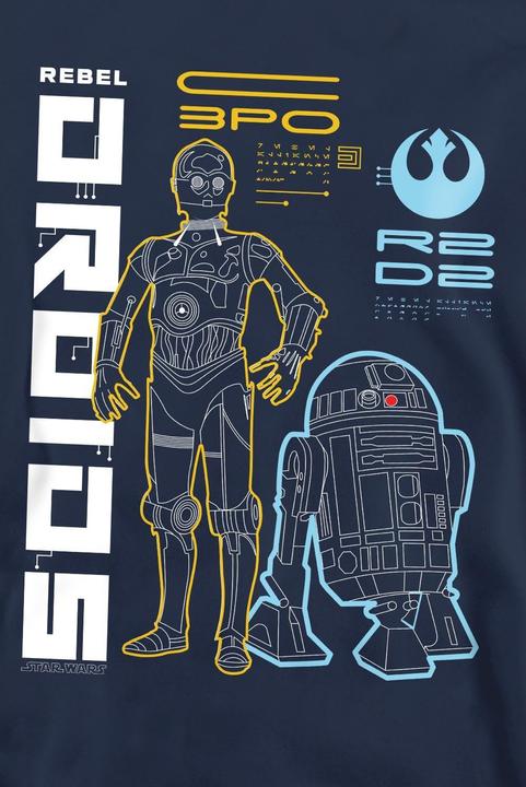 Actual product image Star Wars Unisex Adult Rebel Droids Sweatshirt (XL)