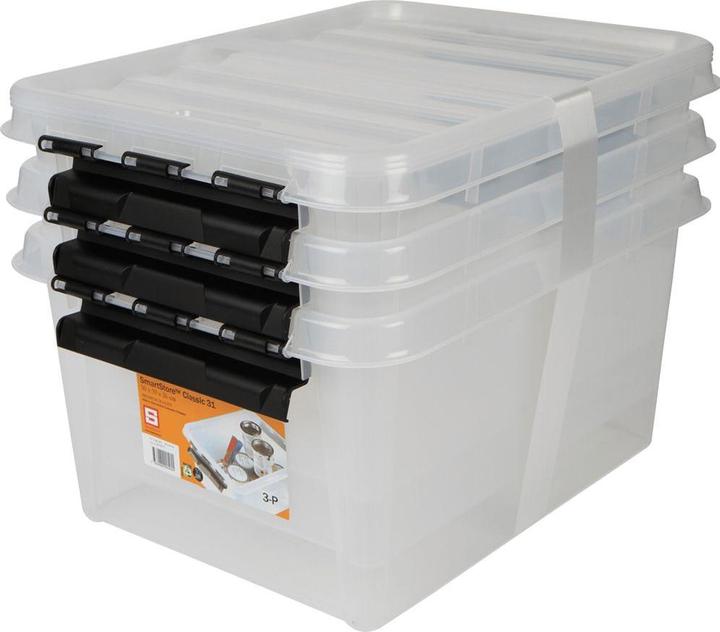 Image du produit Ebnat Hobbybox m.D. transp.3er 31l (50 x 39 x 26 cm, 31 l)