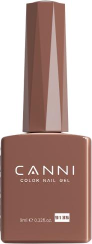 Actual product image Canni Gel lacquer 9135 UV/LED (Brown, UV gel varnish)
