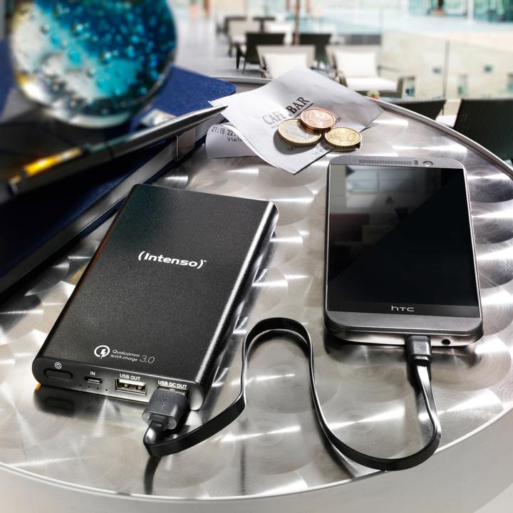 Image du produit Intenso Power Bank Q10000 (10000 mAh, 5 W, 37 Wh)