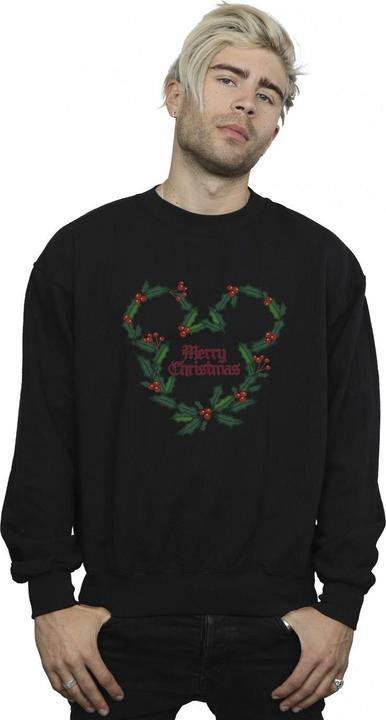 Immagine prodotto Disney Mickey Mouse Merry Christmas Holly Felpa Uomo (S)