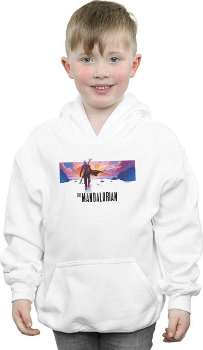 Image du produit Star Wars - Sweat à capuche THE MANDALORIAN LANDSCAPE - Garçon (128)