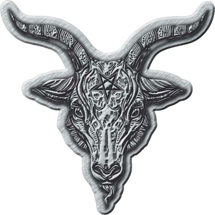 Generic Metal Baphomet Badge