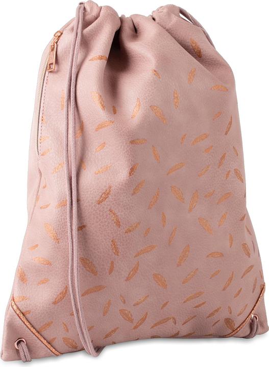 Immagine prodotto Roost Borsa da ginnastica con zip 23x1x40cm 500557 Oro notte, rosa tenue