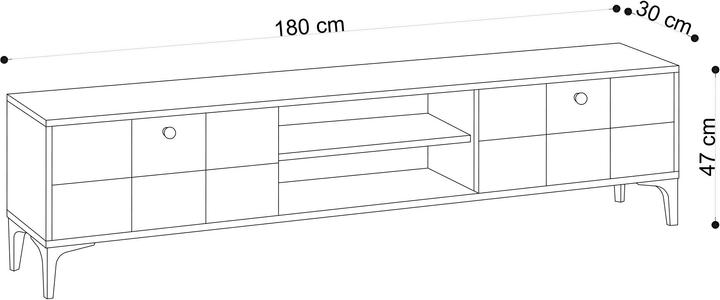 Immagine prodotto Kalune Design Solea (180 x 30 x 47 cm)