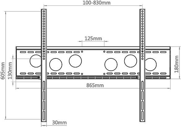 Actual product image Hagor WH 85 F-HD (Wall, 110", 125 kg)