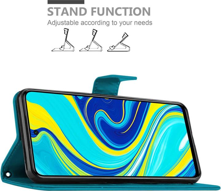 Produktbild Cadorabo Hülle für Xiaomi Mi NOTE 10 LITE mit Blumen Muster (Xiaomi Mi Note 10 Lite)