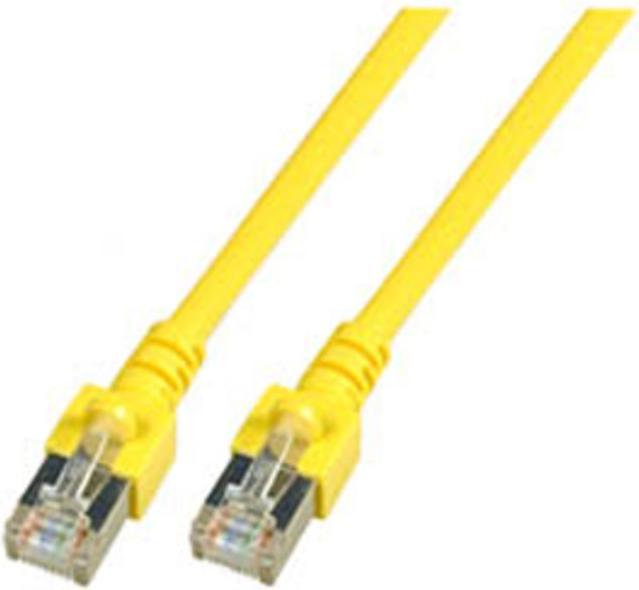 Produktbild Dönges Patchkabel Cat. 5e 2xRJ45 F/UTP, 10 m, gelb (CAT5e, 10 m)