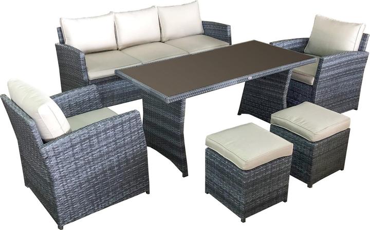 Actual product image Jet-Line Garden furniture Loungemoebel Havana gray lounge