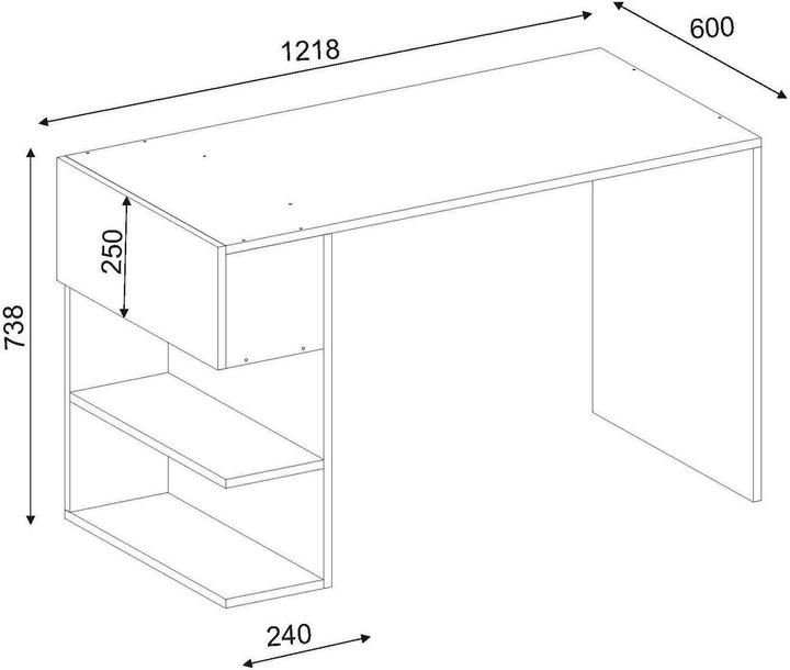 Produktbild Kalune Design Anton (122 x 74 x 60 cm)