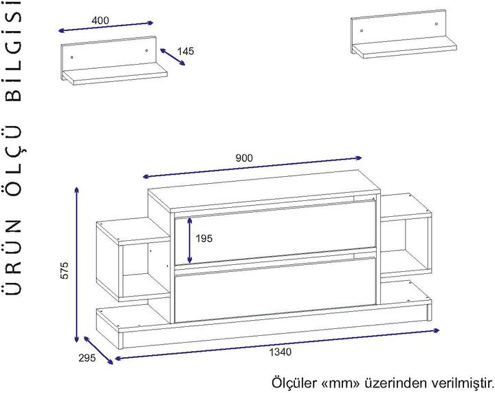 Actual product image Kalune Design Tommy (40 x 14.5 x 14.5 cm)