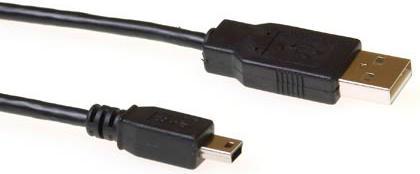 Immagine prodotto SB2413 Cavo USB 3 m USB A Mini-USB B Maschio Nero (3 m, USB 2.0)