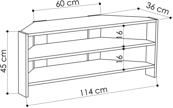 Image du produit Skye Decor Bruce (114 x 45 x 36 cm)