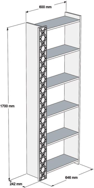 Actual product image Hanah Home Duke (64 x 24 x 170 cm)