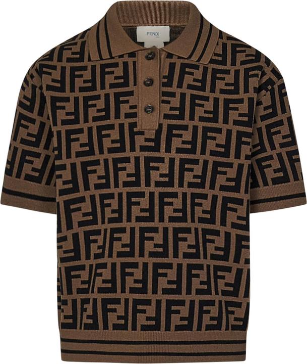 Image du produit Fendi T-shirts et polos pour enfants Brown (12)