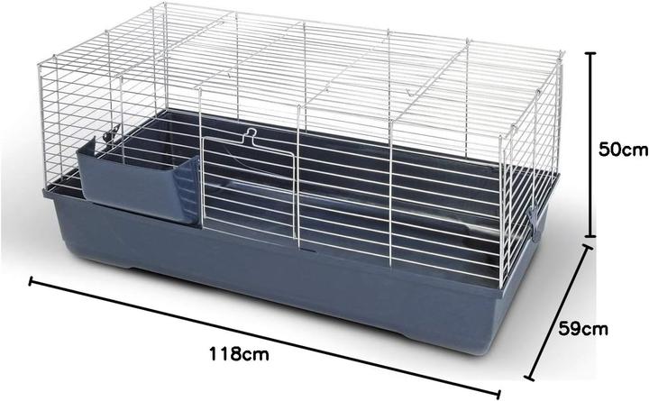Produktbild Josty Kaninchenkäfig blau