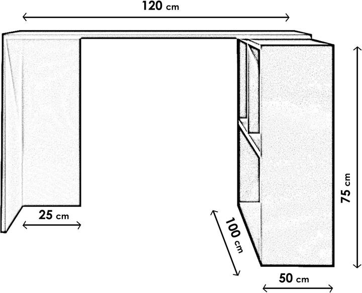 Produktbild Kalune Design Amora (120 x 78 x 50 cm)