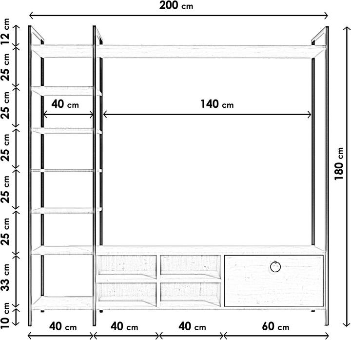 Produktbild Kalune Design Jolene (180 x 180 x 40 cm)