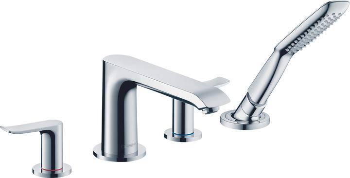 Immagine prodotto hansgrohe HG METRIS set pronto per il montaggio per miscelatore a 4 fori per vasca da bagno cromo