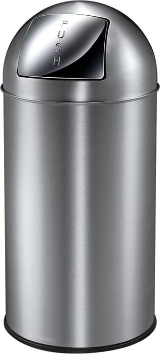 Produktbild EKO Schwingdeckeleimer Pushcan 40 Liter matt chrom (40 l)