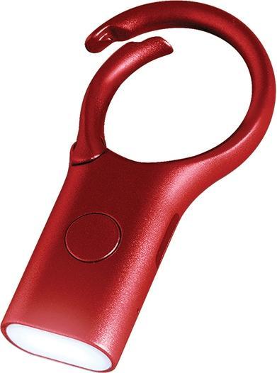 Produktbild Lexon Nomaday Brelok z latarką ciemnoczerwony/dark red LL136DR