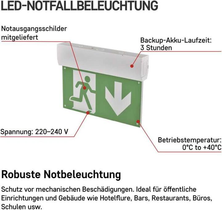 Image du produit Emos Notausgangsschild