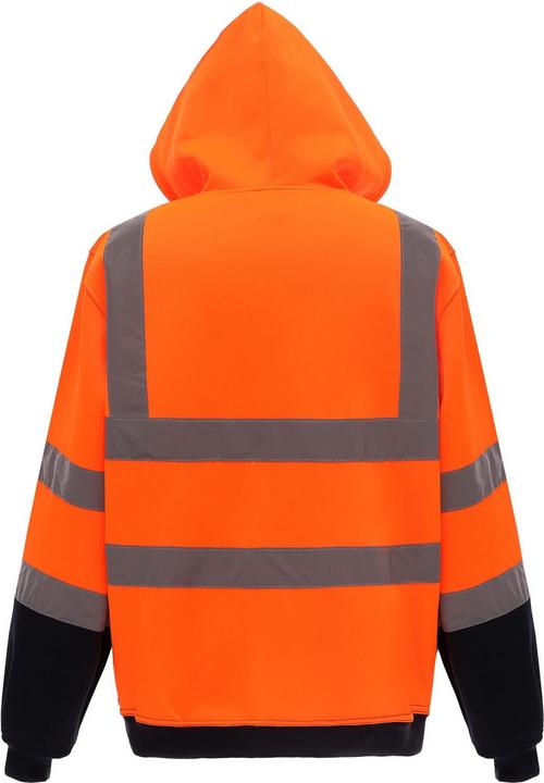 Produktbild Yoko Hoodie mit durchgehendem Reissverschluss Signalkleidung Sicherheit (XXL)