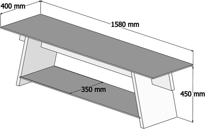 Image du produit Skye Decor Lawrence (158 x 45 x 40 cm)