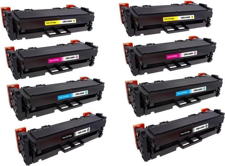 Actual product image Hermex Compatible Toner XL for Canon i-SENSYS LBP653cdw (M, C, Y, FC)