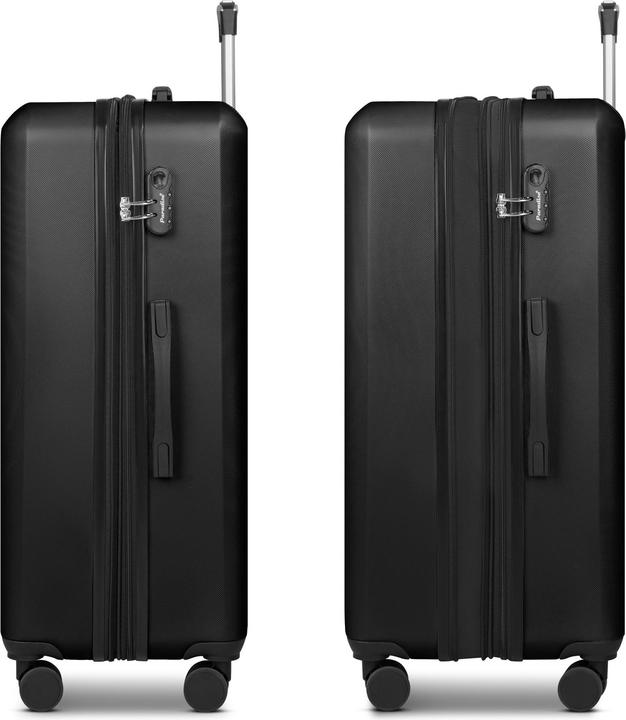 Immagine prodotto Check.In Paradise 2.0 4 Rollen Trolley L 78 cm mit Dehnfalte (110 l, XL (da 115l))
