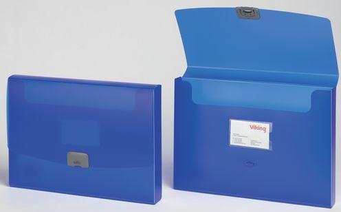 Produktbild Office Depot Dokumentenmappe A4 Blau 250 x 340 mm (A4, 25 mm, 1 Stück)