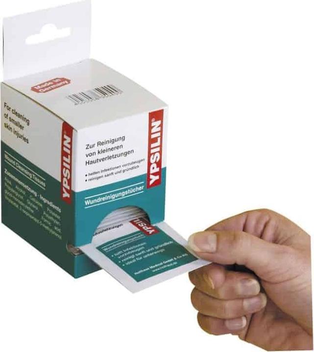 Actual product image Cosmetic YPSILIN wound cleansing wipes 40 dispenser