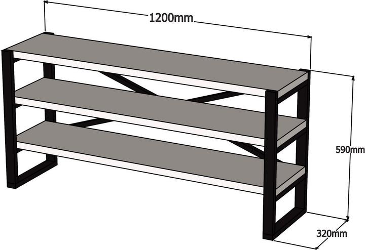 Actual product image Hanah Home Reagan (120 x 59 x 32 cm)