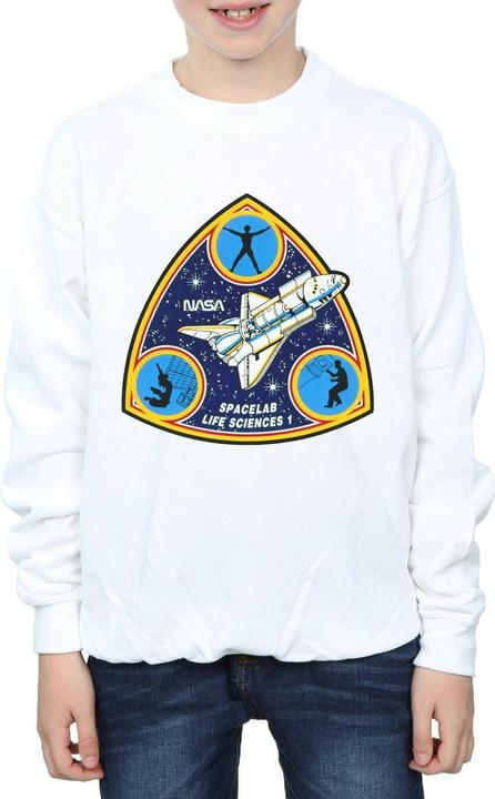 Actual product image Nasa Boys Classic Spacelab Life Science Sweatshirt (152, 158)
