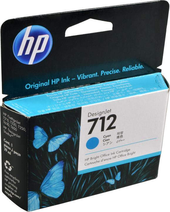 Actual product image HP 712 Pack of 3 (C)