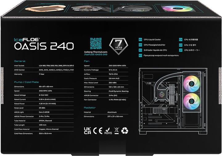 Actual product image Iceberg Thermal IceFLOE Oasis 240
