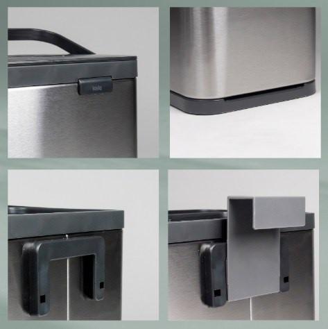 Actual product image Kela Silberner Plata Biomüllcontainer