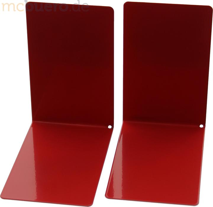 Alco Bookends 85x140x140mm metal red