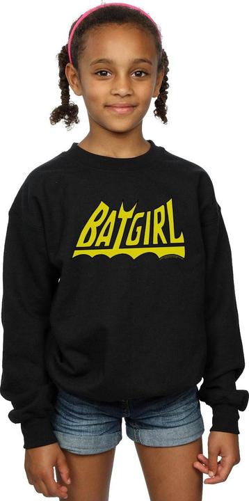 Actual product image Girls Batgirl Logo Sweatshirt (140, 146)