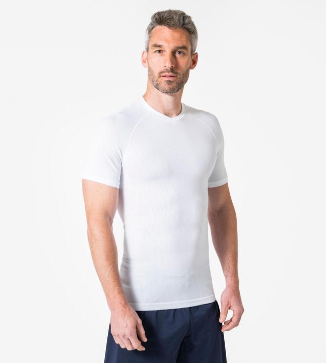 Produktbild Kipsta Damen/Herren Fussball Funktionsshirt kurzarm - Keepdry weiss (M)